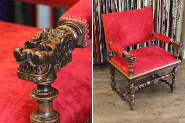 fauteuil henri iv restaure